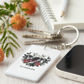 The Crow Laughing Awfully Schlüsselanhänger (Vorderseite rechts)