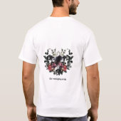 The Crow Laughing Awfully T-Shirt (Rückseite)