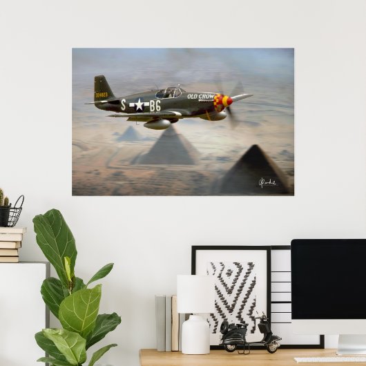 "The Crow & The Pyramids" Poster (Heimbüro)