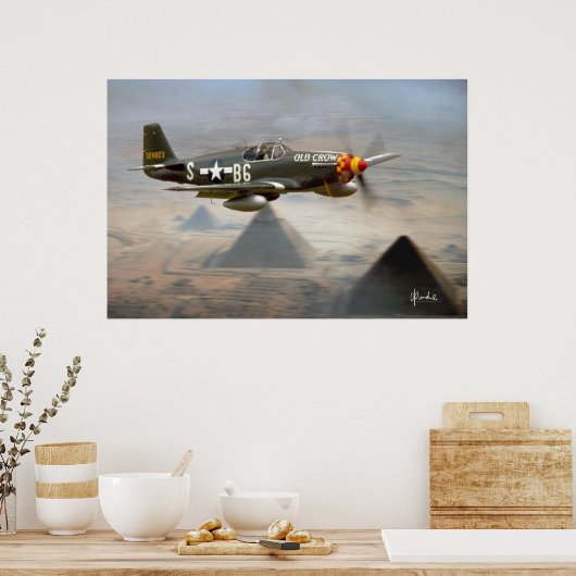 "The Crow & The Pyramids" Poster (Küche)