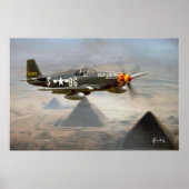 "The Crow & The Pyramids" Poster (Vorne)