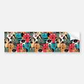 The crowd of cats autoaufkleber (Vorne)