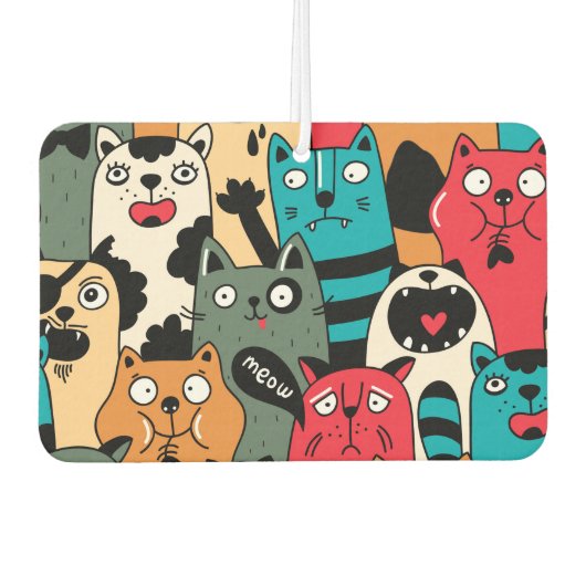 The crowd of cats autolufterfrischer (Vorderseite)