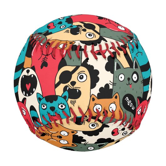 The crowd of cats baseball (Vorderseite)