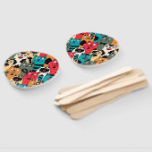 The crowd of cats fächer (Non-assembled)