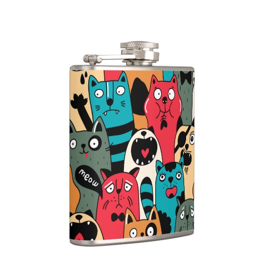 The crowd of cats flachmann (Rechts)