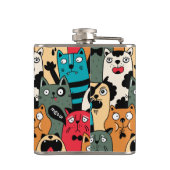 The crowd of cats flachmann (Rückseite)