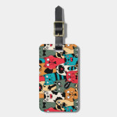 The crowd of cats gepäckanhänger (Vorderseite vertikal)