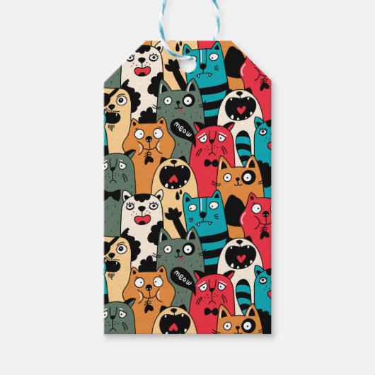 The crowd of cats geschenkanhänger (Vorderseite)