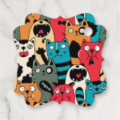 The crowd of cats geschenkanhänger (Rückseite)
