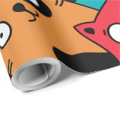 The crowd of cats geschenkpapier (Rolleneckpunkt)