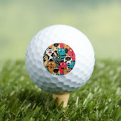 The crowd of cats golfball (Insitu T-Shirt)