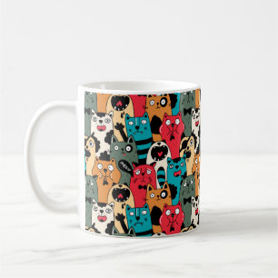 The crowd of cats kaffeetasse