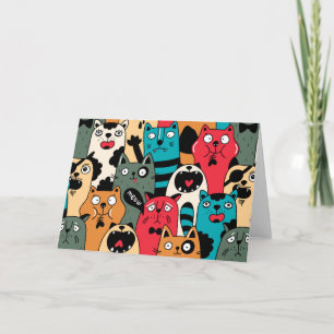 The crowd of cats karte