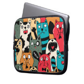 The crowd of cats laptopschutzhülle (Vorderseite Links)