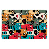 The crowd of cats magnet (Horizontal)