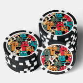 The crowd of cats pokerchips (Stapel)