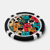 The crowd of cats pokerchips (Einzeln)