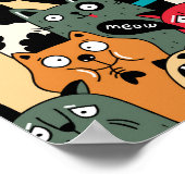 The crowd of cats poster (Ecke)
