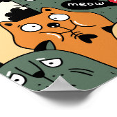 The crowd of cats poster (Ecke)