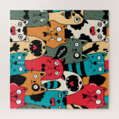 The crowd of cats puzzle (Horizontal)