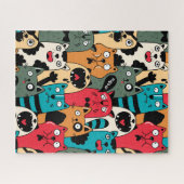 The crowd of cats puzzle (Horizontal)