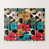 The crowd of cats puzzle (Horizontal)