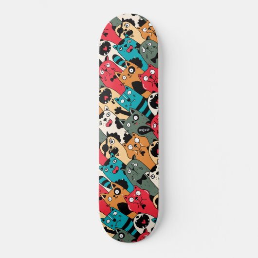 The crowd of cats skateboard (Vorderseite)