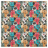 The crowd of cats stoff (Muster)