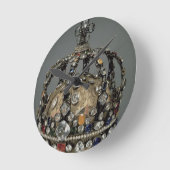 The Crown of Louis XV, 1722 (gilded silver, replac Runde Wanduhr (Winkel)