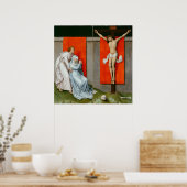 The Crucifixe Diptych von Van der Weyden - Poster (Küche)