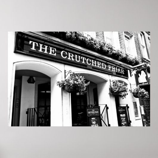 The Crutched Friar pub London Poster (Vorne)