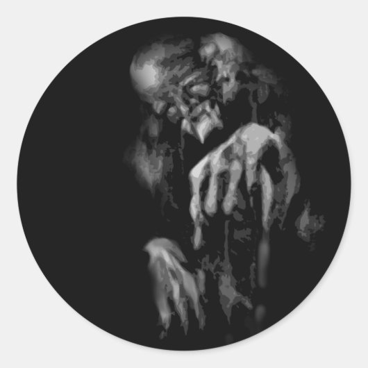 "The Crypt"-Aufkleber Runder Aufkleber (Vorderseite)