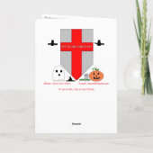 "The Crypt of Tiny Tim" Hallowe’en card Karte (Rückseite)