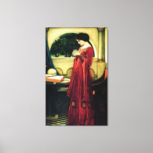 The Crystal Ball (1902) ~ Bildende Kunst-Leinwand Leinwanddruck (Vorderseite)