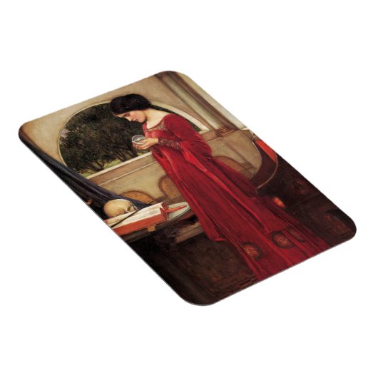 The Crystal Ball [John William Waterhouse] Magnet (Rechte Seite)