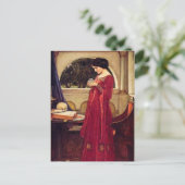 "The Crystal Ball" von John William Waterhouse Postkarte (Stehend Vorderseite)