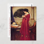 "The Crystal Ball" von John William Waterhouse Postkarte (Vorne/Hinten)