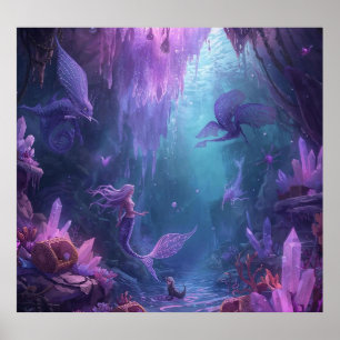The Crystal Cave of the Mermaid Poster