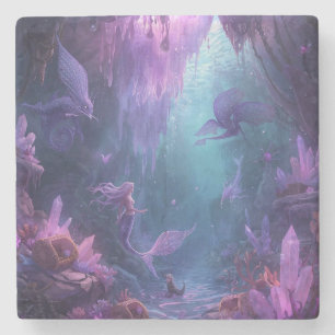 The Crystal Cave of the Mermaid Steinuntersetzer