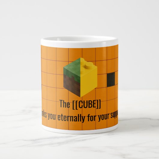 The [[CUBE]] Specialty Jumbo Sized Coffee Mug Jumbo-Tasse (Vorderseite)