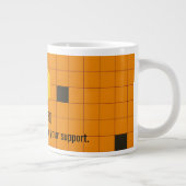 The [[CUBE]] Specialty Jumbo Sized Coffee Mug Jumbo-Tasse (Rechts)