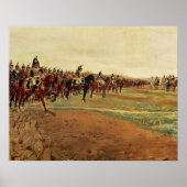 The Cuirassiers before their Charge at the Battle Poster (Vorne)