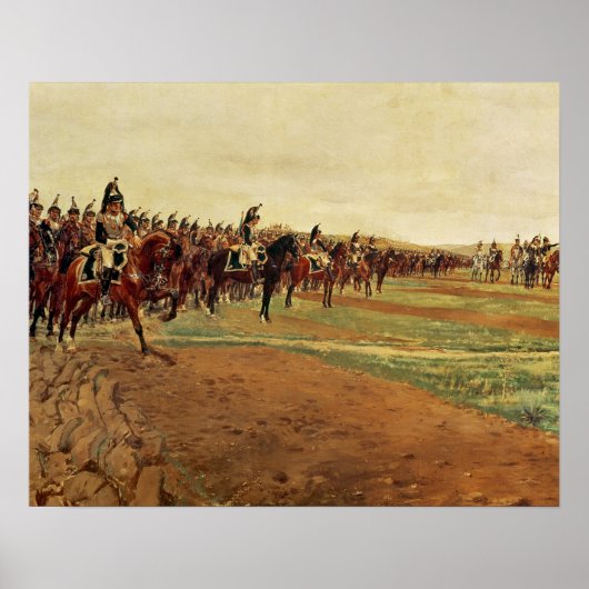 The Cuirassiers before their Charge at the Battle Poster (Vorne)