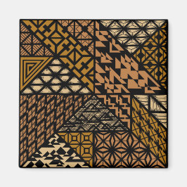 "The Culture" (Brown) Square Magnet