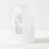 The Cure Mattglas Bierglas (Vorderseite Links)