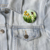 The Curious Fairy - Fairy and Toadstools Button (Beispiel)