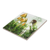 The Curious Fairy - Fairy and Toadstools Fliese (Seite)