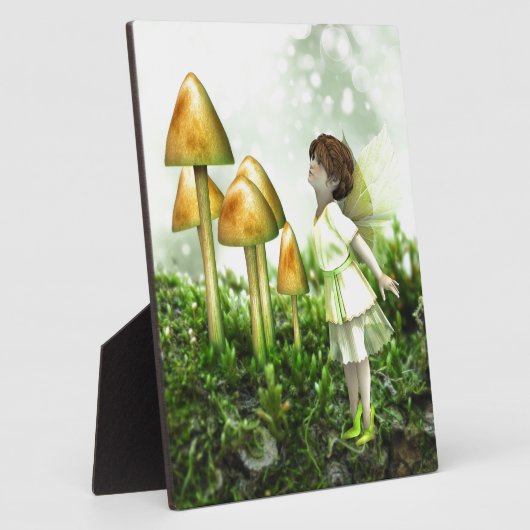 The Curious Fairy - Fairy and Toadstools Fotoplatte (Seite)