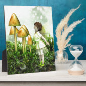 The Curious Fairy - Fairy and Toadstools Fotoplatte (Seite)